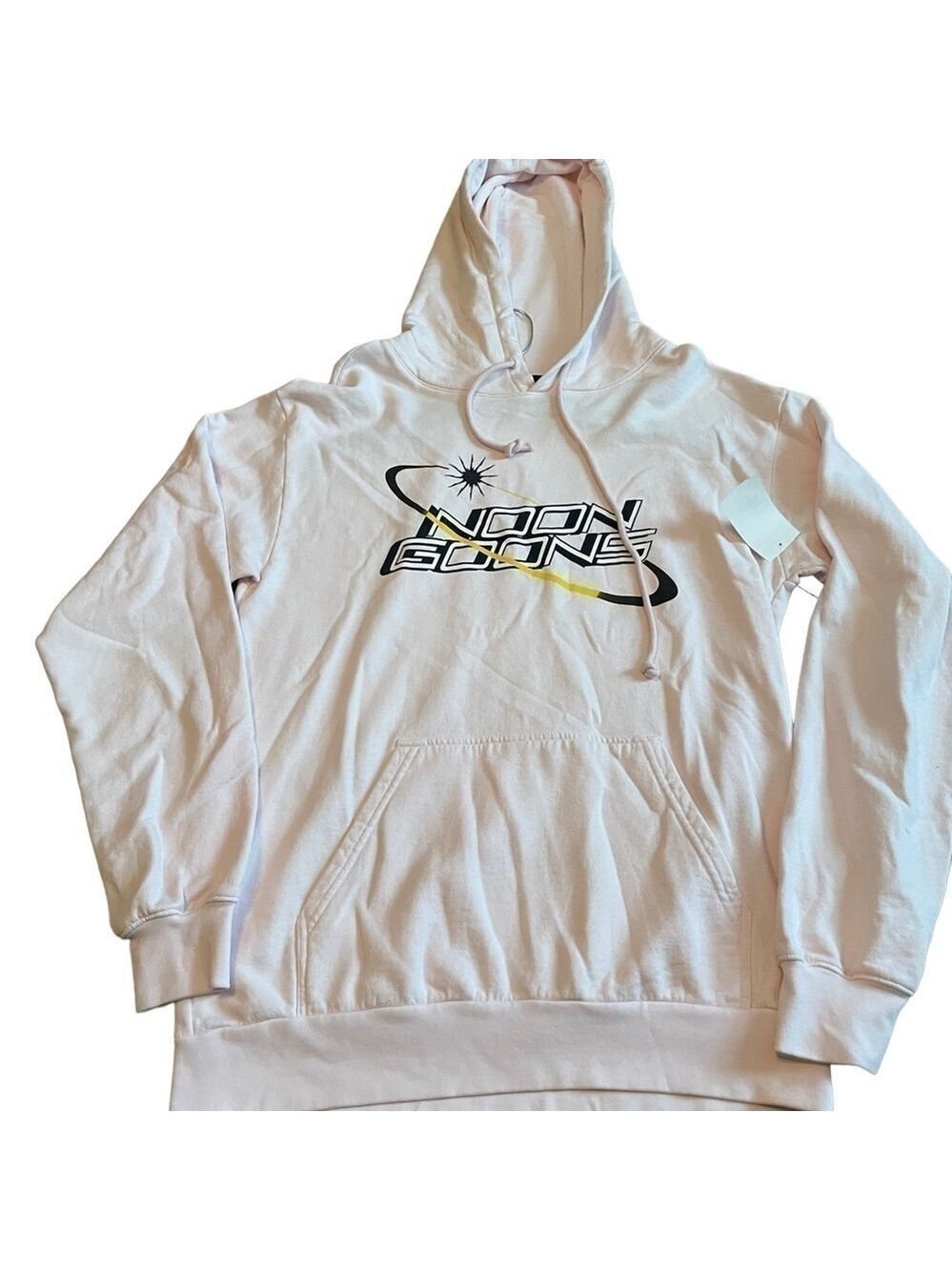 Noon Goons light pink logo hoodie